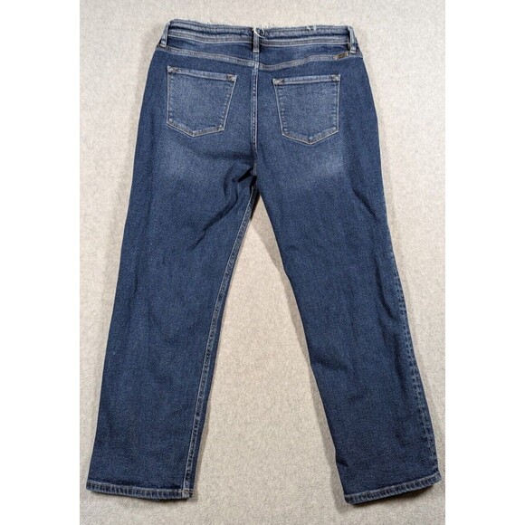 Kancan Women Jeans Size 30 High Rise Rolled Hem Boyfriend Distressed Stretch - Picture 4 of 12